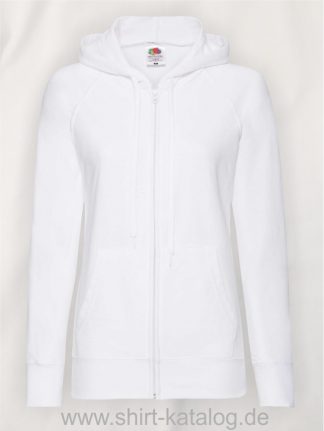 Lightweight-Hooded-Sweat-Jacket-Lady-Fit-White