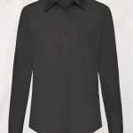 Long-Sleeve-Poplin-Shirt-Lady-Fit-Black