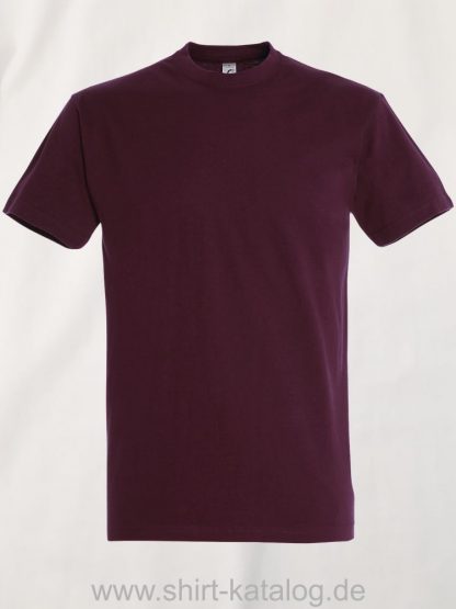 Sol's-Imperial T-Shirt Burgundy