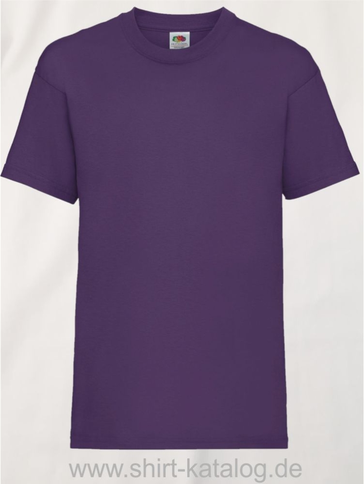 23191-Fruit-Of-The-Loom-Kids-Valueweight-T-F140K-Purple