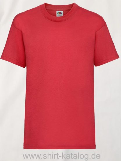 23191-Fruit-Of-The-Loom-Kids-Valueweight-T-F140K-Red