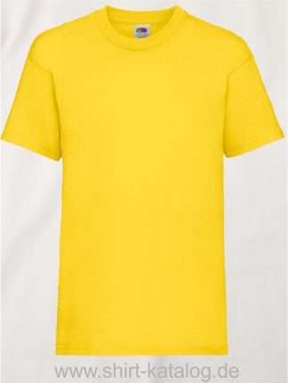 23191-Fruit-Of-The-Loom-Kids-Valueweight-T-F140K-Yellow