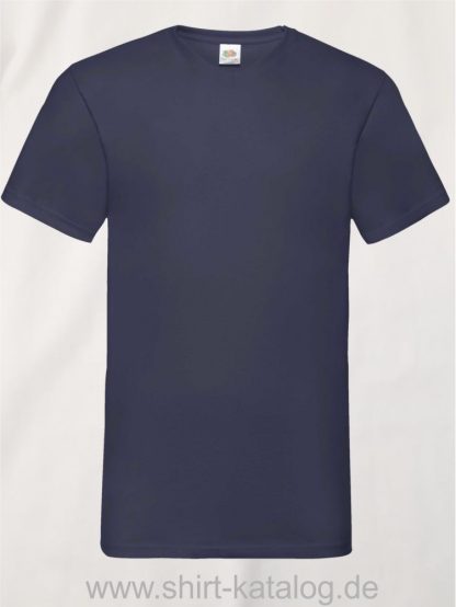 23265-Fruit-Of-The-Loom-Valueweight-V-Neck-T-Deep-Navy