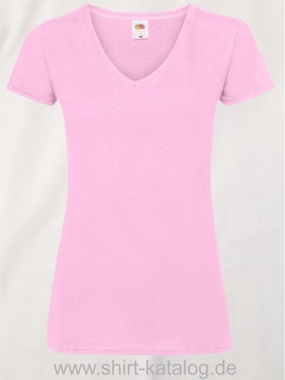 23265-Fruit-Of-The-Loom-Valueweight-V-Neck-T-Lady-Fit-Light-Pink