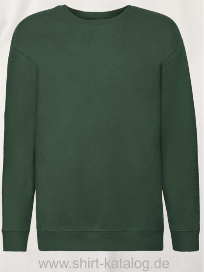 23331-Fruit-of-the-Loom-Premium-Set-In-Sweat-Kids-Bottle-Green