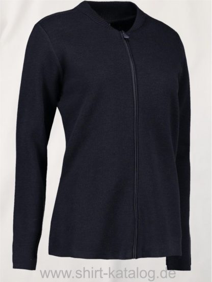 24744-ID-Identity-Casual-Damen-Cardigan-Zip-0645-Navy