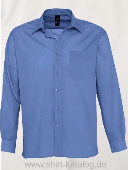 25844-Sols-Popeline-Langarmhemd-Baltimore-Mid-Blue