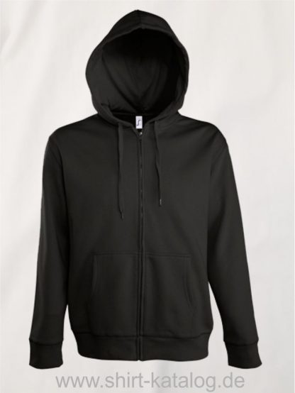 25846-Men-Hooded-Zip-Jacket-Seven-black