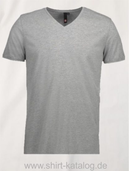 25934-ID-Identity-core-v-neck-tee-0542-grey-melange