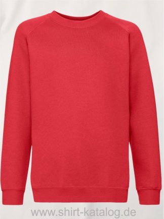 26031-Fruit-of-the-Loom-Premium-Raglan-Sweat-Kids-Red