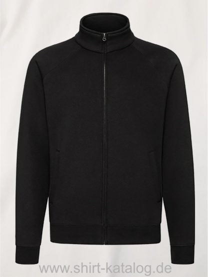26049-fruit-of-the-loom-premium-sweatjacke-black