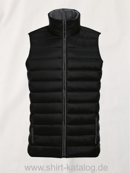 27142-Sols-Mens-Lightweight-Bodywarmer-Wave-black