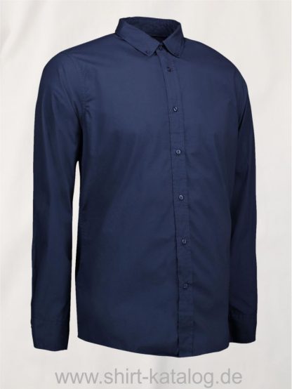 27602-ID-Identity-Casual Stretch Hemd-0240-Navy
