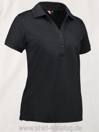 29331-ID-Identity-Piqué-Damen-Poloshirt-0561-Black