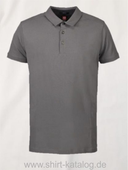 29334-ID-Identity-business-herren-poloshirt-stretch-0534-silver