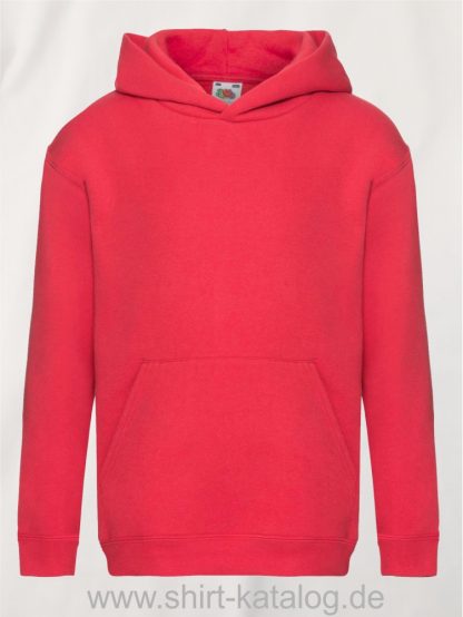 Premium-Hooded-Sweat-Kids-Red