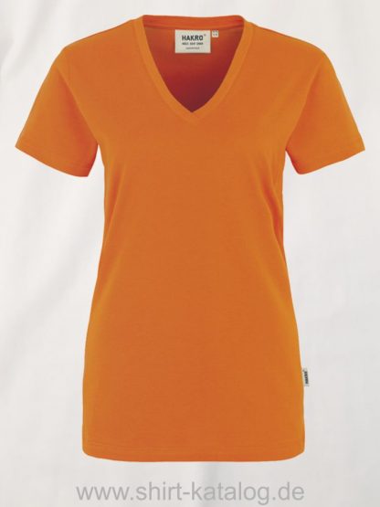 15892-hakro-women-v-shirt-classic-126-orange