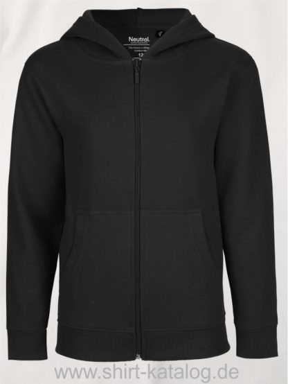 Kids-Zip-Hoodie-Black-NE13301