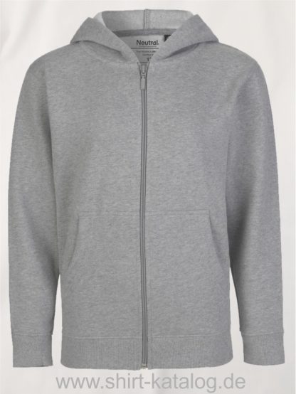 Kids-Zip-Hoodie-Sport Grey-NE13301