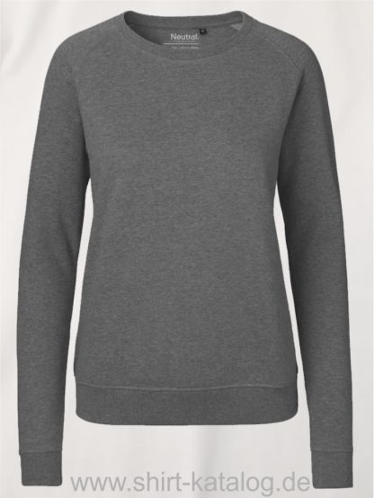 Ladies-Sweatshirt-Dark-Heather-NE83001