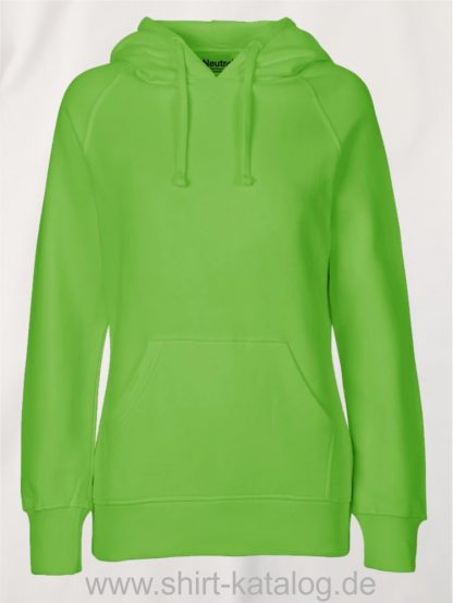 Ladies-Hoodie-Lime-NE83101