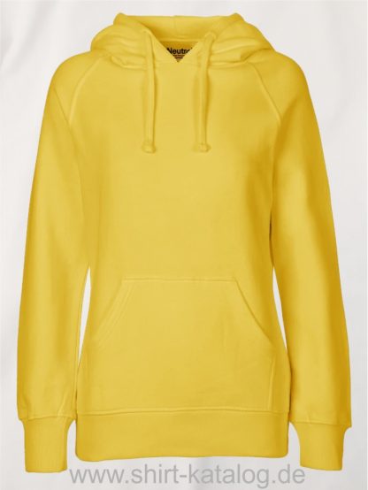 Ladies-Hoodie-Yellow-NE83101