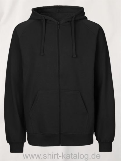Mens-Zip-Hoodie-Black-NE63301