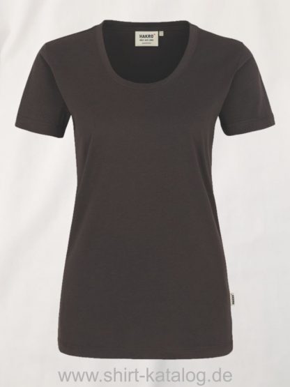Hakro 127 T-Shirt Women Chocolate