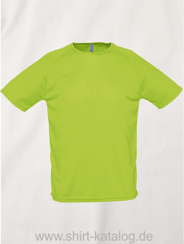 11524-Sols-Men-Raglan-Sleeves-T-Sporty-Apple-Green