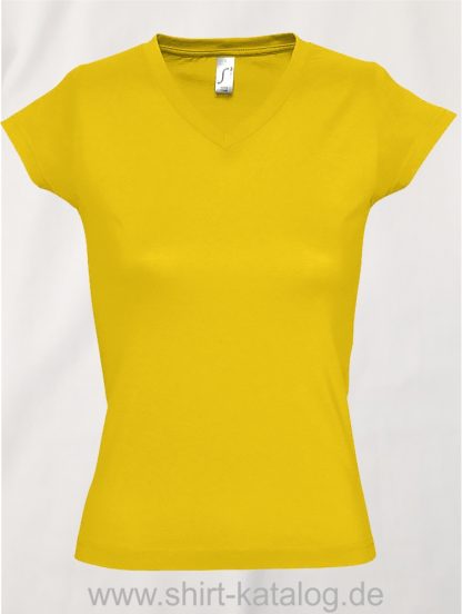11645-Sols-Ladies-V-Neck-T-Shirt-Moon-Gold
