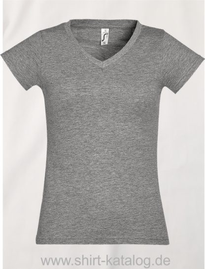 11645-Sols-Ladies-V-Neck-T-Shirt-Moon-Grey-Melange