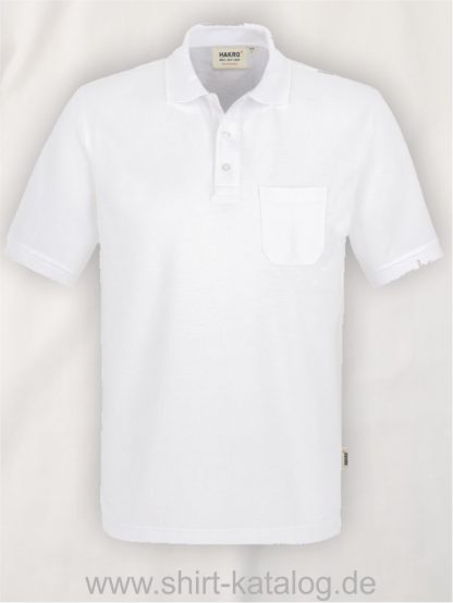 15864-Pocket-Poloshirt MIKRALINAR-812-white