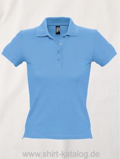 16876-Sols-Ladies-Basic-Poloshirt-Baumwolle-atoll-blue