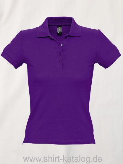 16876-Sols-Ladies-Basic-Poloshirt-Baumwolle-dark-purple