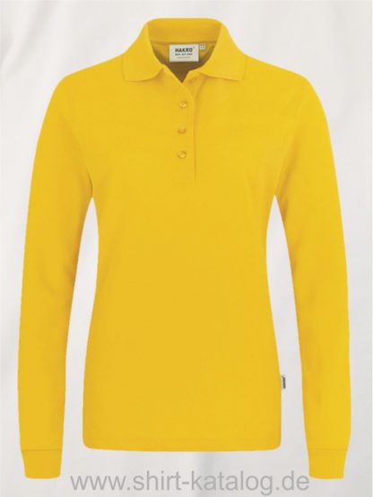 18183-Women-Longsleeve-Poloshirt MIKRALINAR-215-sonne