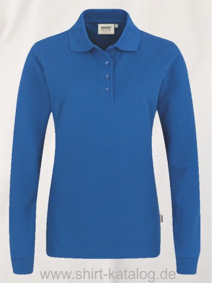 18183-Women-Longsleeve-Poloshirt MIKRALINAR-215-ultramarine