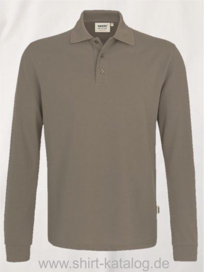 18217-Longsleeve-Poloshirt MIKRALINAR-815-nougat