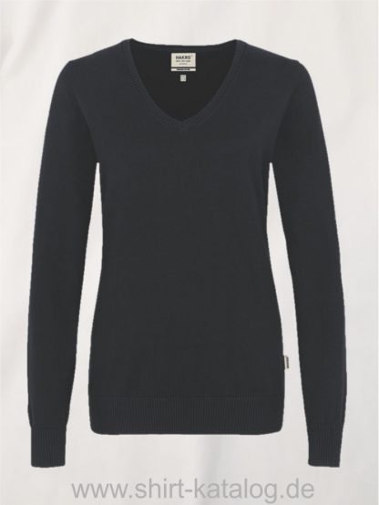 18368-hakro-women-v-pullover-premium-cotton-133-schwarz