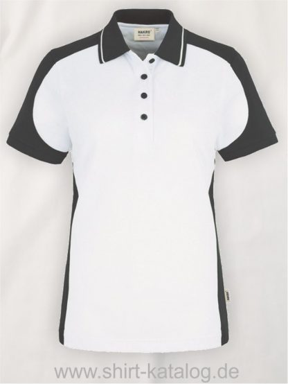 22297-hakro-Women-Poloshirt-Contrast MIKRALINAR-239-white