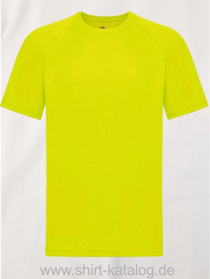 23276-Fruit-Of-The-Loom-Performance-T-Bright-Yellow