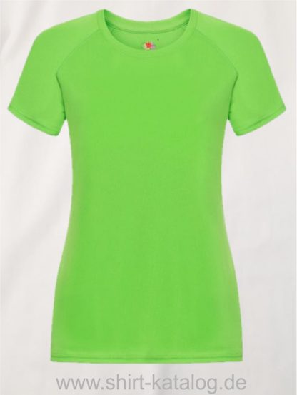 23277-Fruit-Of-The-Loom-Performance-T-Ladies-Lime