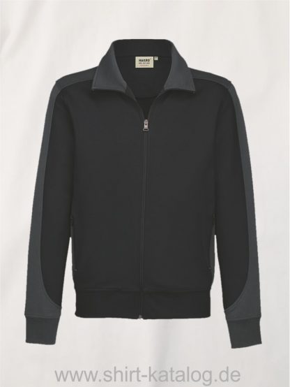 26844-sweatjacke-contrast-mikralinar-477-schwarz-anthrazit
