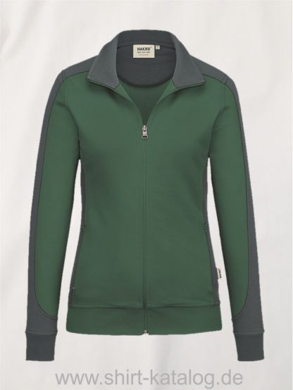27241-damen-sweatjacke-contrast-mikralinar-277-tanne-anthrazit
