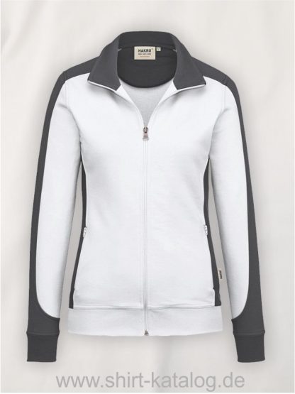 27241-damen-sweatjacke-contrast-mikralinar-277-weiß-anthrazit