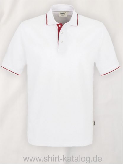 15885-poloshirt-Casual-803-weiss-rot