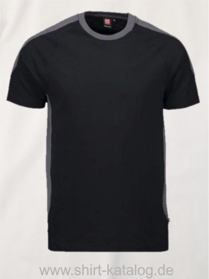 12030-ID-Identity-pro-wear-t-shirt-kontrast-0302-schwarz
