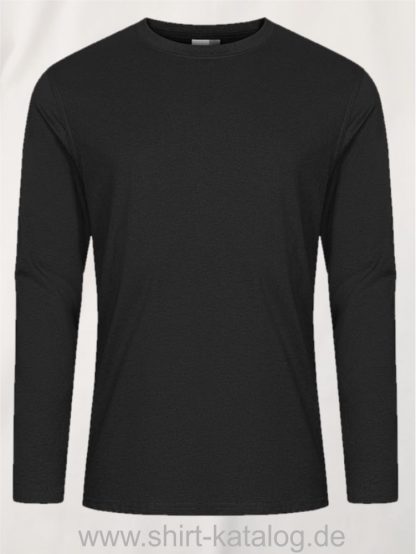 12065-EXCD-Men-T-Shirt-LS-4097-Charcoal