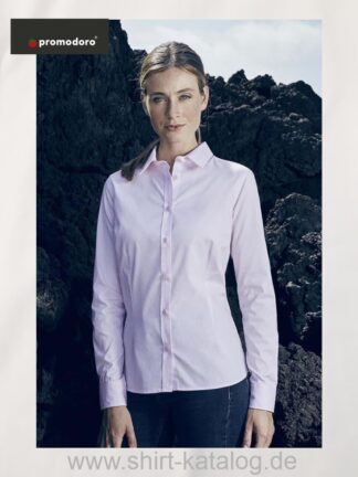 12072-6915-Promodoro-Women’s Oxford Shirt LS