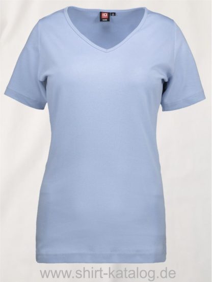 0506-Interlock-Damen-T-Shirt-V-Ausschnitt-hellblau-front