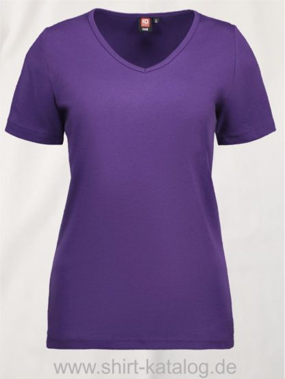 0506-Interlock-Damen-T-Shirt-V-Ausschnitt-lila-front